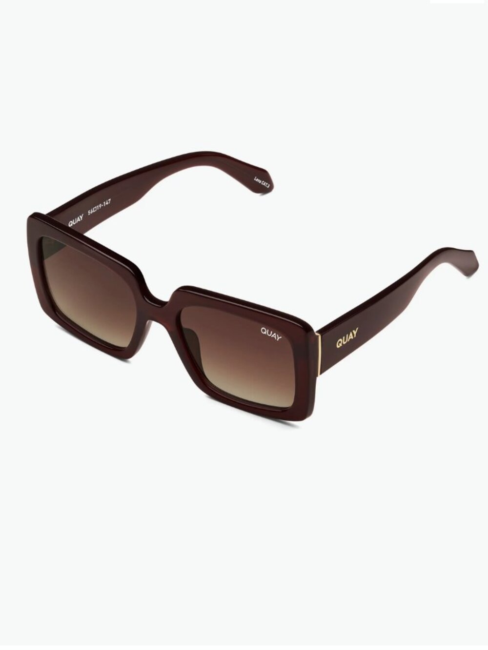 QUAY TOTAL VIBE SUNGLASSES, BRN/BRN - NEW IN PACKAGE